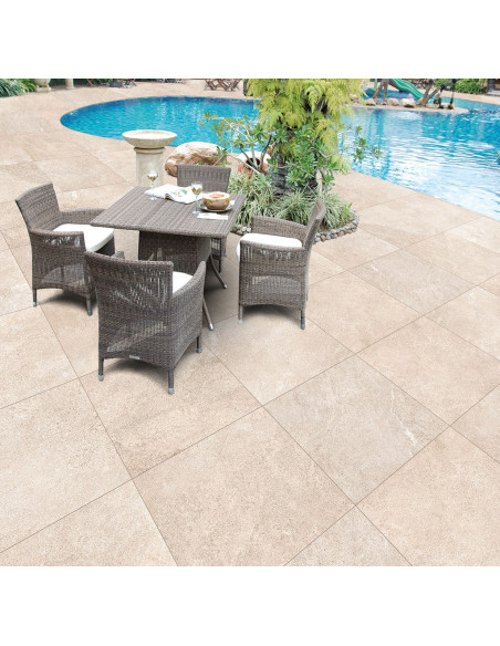 Carrelage BEAUVISTONE grip 90x90cm