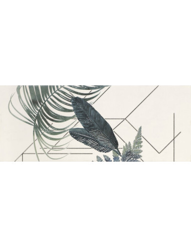 Carreau deco ARTS AKA WHITE - 20x50cm