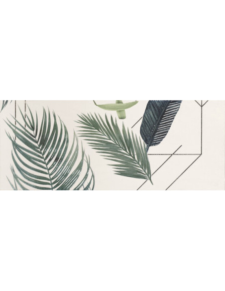 Carreau deco ARTS AKA WHITE - 20x50cm
