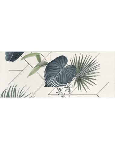 Carreau deco ARTS AKA WHITE - 20x50cm