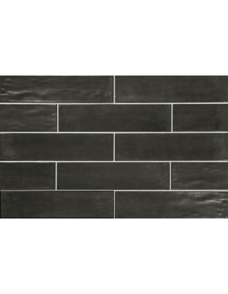 Carreau effet Zellige - ACQUARELLA GRAPHITE - 7.5x30cm