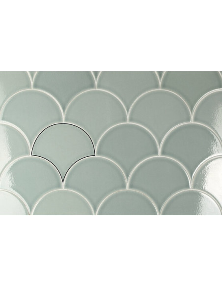 Carreau écaille ESCAMAS DYNAMIC SKYLIGHT - 15.5x17cm