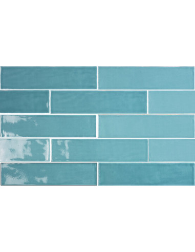 Carreau brique DYNAMIC CELESTE - 7.5x30cm