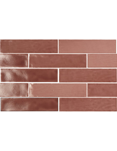 Carreau brique DYNAMIC CORAL - 7.5x30cm