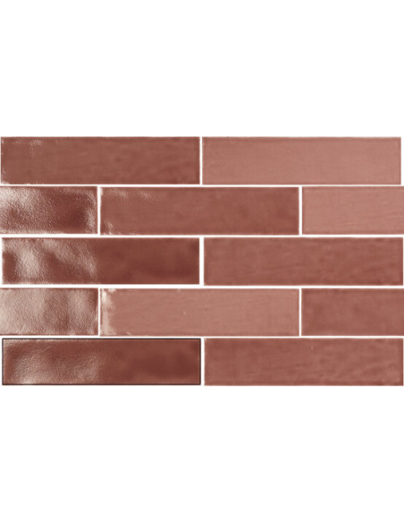 Carreau brique DYNAMIC CORAL - 7.5x30cm