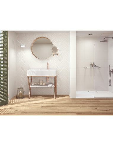 Carreau faience COLORFUL WHITE - 30x90cm