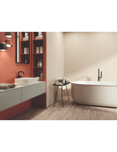 Carreau faience COLORFUL CHEVY CHAMPAGNE - 30x90cm