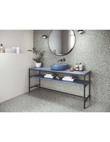 Carrelage effet terrazzo EPOCA GREY - 60x60cm