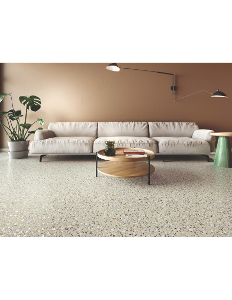 Carrelage effet terrazzo EPOCA BONE - 60x60cm